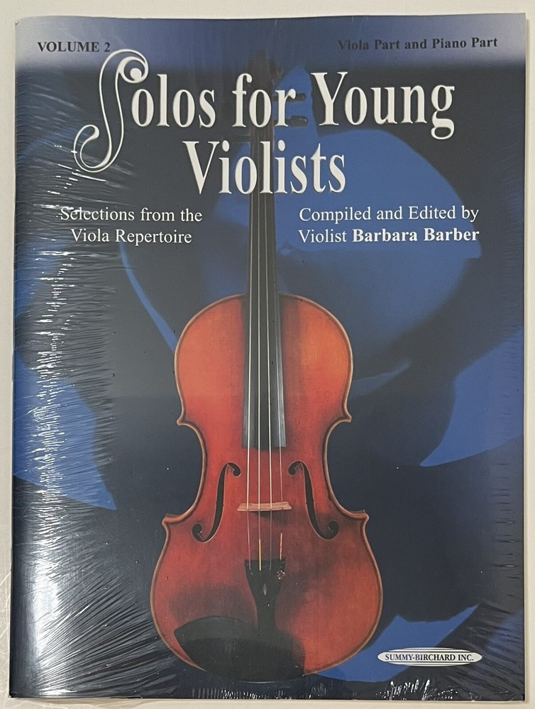 Solos for Young Violists Viola Part and Piano Acc., Volume 2 Summy Richard Inc