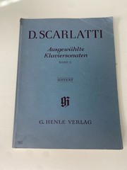 Selected Piano Sonatas Band (Vol) 2 Domenico Scarlatti Henle Verlag VTG Urtext