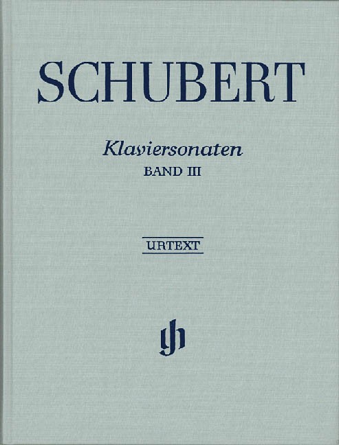 Schubert Piano Sonatas Vol III Solo Sheet Music Henle Urtext Hardcover Book