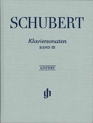 Schubert Piano Sonatas Vol III Solo Sheet Music Henle Urtext Hardcover Book