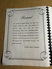 Bill Gaither Songbook Homecoming Souvenir Volume VII 7 Gospel Comb Bound VG