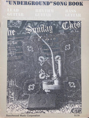 Underground Song Book Music From The San Francisco Scene 1968 Lead Rhythm Guitar