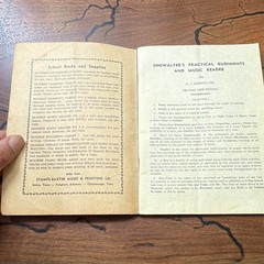 Showalter Practical Rudiments & Music Reader Revised 1926 Choir Song Book (3)