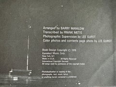 1976 BARRY MANILOW This One&rsquo;s For You Sheet Music Song Book, Daybreak +