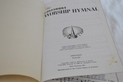 1981 The Cokesbury Worship Hymnal Classic Religious Songs Sheet Music Hardcover