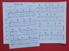 Billy Joel Uptown Girl Sheet Music Piano Vocal Guitar Vintage 1983 USA SELLER