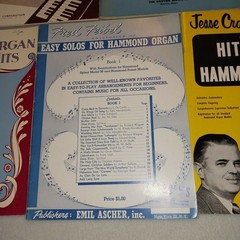 Hammond Organ Music Lot 5 Music Books Feibel Coleman Crawford Harms Vintage