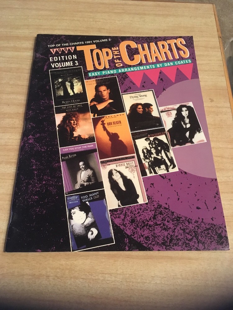 Top Of the Charts 1991 Edition Vol. 3, Easy Piano Songbook