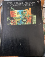 Elton John & Bernie Taupin Complete Volume 2 Sheet Music for Piano Vocal Guitar