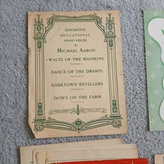 16pc Lot 1920-43 Antique Music Sheet Music. Retro Graphics Theater Design Vtg