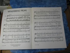 VTG WHISPERING HOPE SHEET MUSIC Vocal Solo by Alice Hawthorne HIGH VOICE 1963