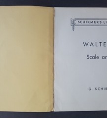 1939 Vintage WALTER MACFARREN – Scale & Arpeggio Manual For The Piano – Rare