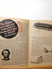 VNTG Harmonica Playing Made Easy by M. Conner 1937 Music Instruction Book