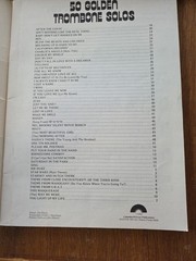 50 Golden Trombone Solos Columbia Instrument Line No. 18 F1101TBA 1980