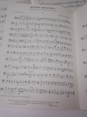 Armand Russell Jovian Sonatina for Solo Bass Clef Instruments Piano Sheet Music