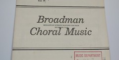 Choral Sheet Music – « Now I&rsquo;ll Sing Forever » SATB – Witt – Broadman Choral Music