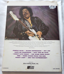 Lot–6 Jimi Hendrix Songbooks