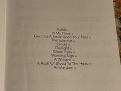 Coldplay A Rush of Blood to the Head Song book Sheet Music Guitar Tab Lyrics