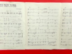 I Love New York Sheet Music Steve Karmen Piano Vocal Official Theme USA SELLER