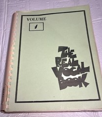 The Real Vocal Book Volume 1 2nd Edition for High Voice C Piano Guitar Fake Jazz