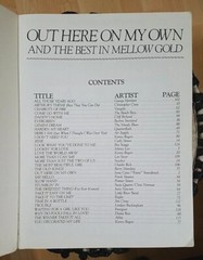 Best in Mellow Gold – Vintage Songbook – Out Here On My Own Trade Paperback Fair