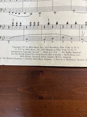 Ride In The Night Piano Solo By Hazel Cobb VTG Sheet Music 1957