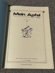 Lot 2 JAPANESE Piano Sheet Music Bach Polyphonic Scholz Mein Apfel Apple Tokyo