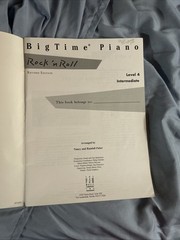 NEW! BigTime Piano ROCK &lsquo;N ROLL, Level 4 piano solos Faber & Faber, FF1029