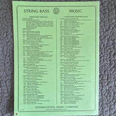 International Music Company Bottesini Concerto No.1 Bass/Piano Sheet 2101