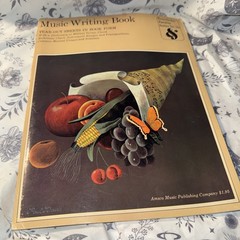 Music Writing Book Vintage 1963 Amsco Music Publishing