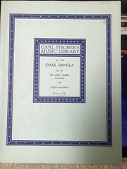 Charles Dancla Opus 118 Six Airs Varies Violin Piano Book Sheet Music No. 126