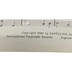 Sparrow in the Tree Top Featured & Recorded by Guy Mitchell Vintage Sheet Music
