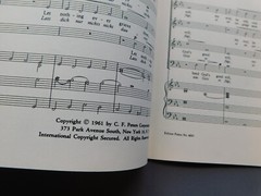 Let Nothing Ever Grieve Thee – 1961 sheet music – SATB Vocal & Organ – Brahms