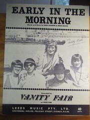 Early In The Morning Vanity Fare 1969 Sheet Music Pop Rock