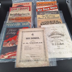 Vintage Antique Sheet Music Lot 12+ Songs WWI Era Ragtime Pop Ballads Chicago