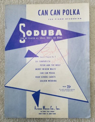 Can Can Polka (Only) – Concert Proram No.1 – Vintage Sheet Music – Piano, Acc.