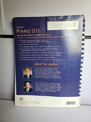 Alfred&rsquo;s Piano 101 Book 1 Adult Course Lancaster Renfrow Spiral Beginner