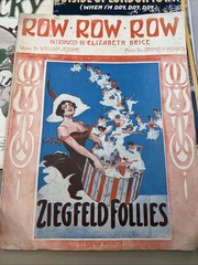 Vintage Sheet Music Lot 1920s 1930s Irving Berlin Ziegfeld Illustrated (58-23)