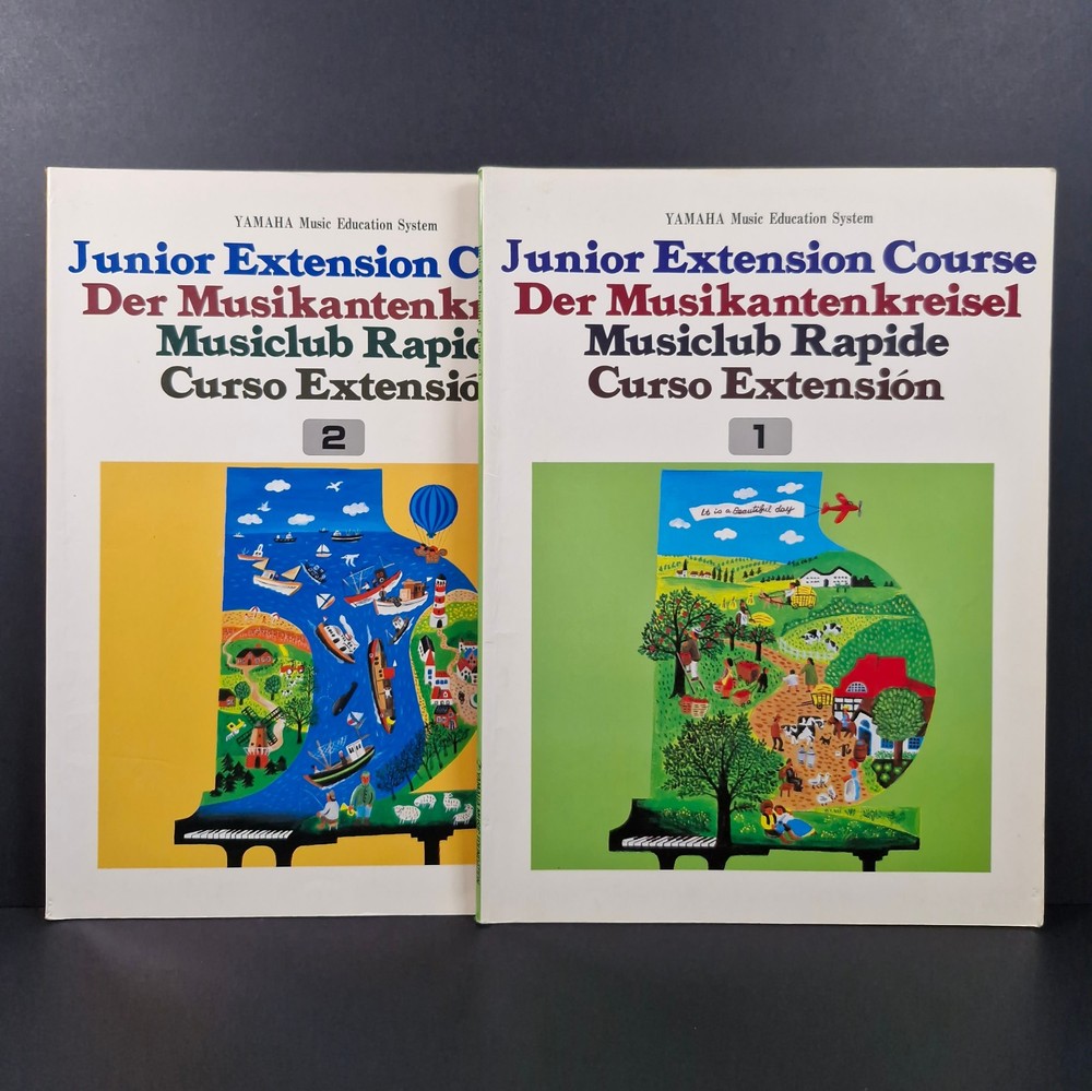 Yamaha Book 1 And 2 Music Education System Junior Extension Course Sheet Music