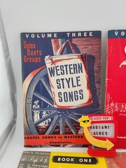 4 VINTAGE 40s-50s SINGSPIRATION GOSPEL SONG BOOKS. Alfred B. Smith. Zondervan.