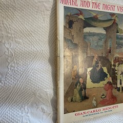 Amahl and the Night Visitors Menotti Schirmer Vocal Score Sheet Music 1952