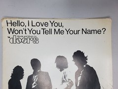The Doors &lsquo;Hello, I Love You..&rsquo; Sheet Music (1968) Nipper Music Co. Vintage Rare