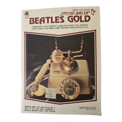 The Beatles Gold Speed Music Piano/Vocal Sheet Music Book Sight And Sound 115