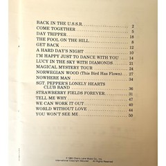 The Beatles Gold Speed Music Piano/Vocal Sheet Music Book Sight And Sound 115
