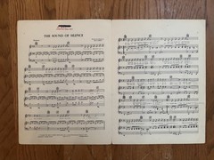 Simon & Garfunkel – The Sound 0f Silence, 1965. Sheet Music, Some Wear