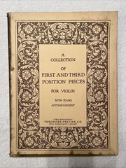 Music Book: 1st & 3rd Position Pieces for Violin 1927 Theodore Presser Co. 🔥