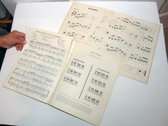 Vtg Lot 10 All Organ Songbooks Hymns Christmas Pop Folk Music Books