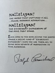 Hallelujah Every Singers Songbook 100 Gospel Songs Ralph Carmichael Bill Gaither
