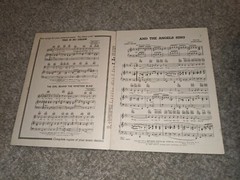 1939 AND THE ANGELS SING Sheet Music BENNY GOODMAN