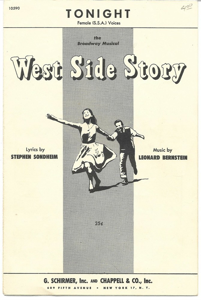 « Tonight » from « West Side Story » for 3 female voices – 1960s edition – nice!